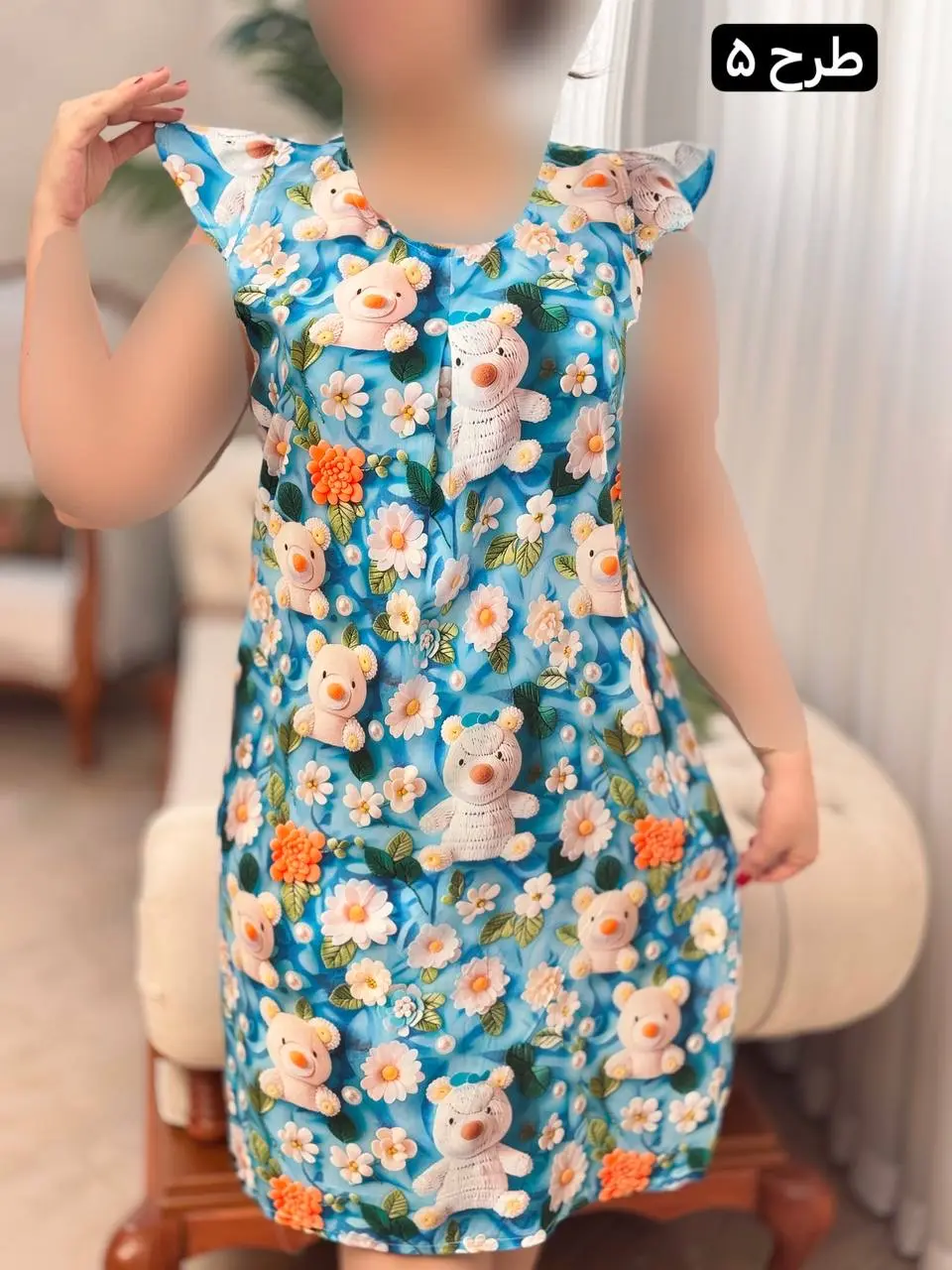 پیراهن نخی فرشته 3123